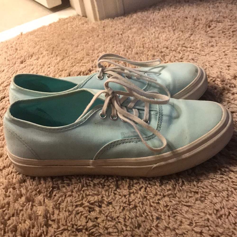 Turquoise classic vans